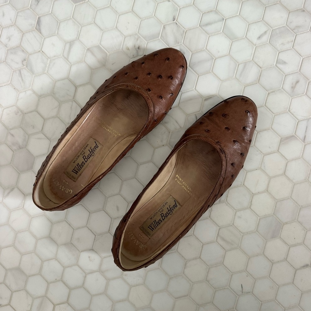 Brown Leather Flats